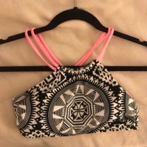 Tribal Print Bathing Suit Top